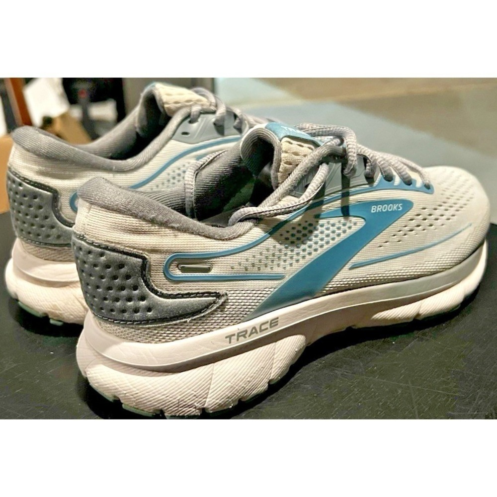Brooks Trace 2 Women's 6.5B Grey / Aqua 1203751B185 - Picture 5 of 13